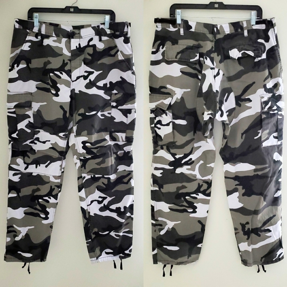 Rothco Tactical Camo BDU Cargo Pants size L Regular